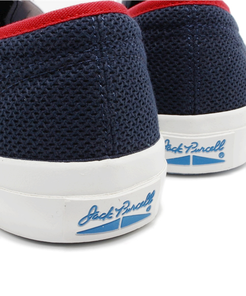 CONVERSE（コンバース）の「JACK PURCELL COTTON-MESH SLIP-ON/ジャックパーセル コットンメッシュ スリップオン（スニーカー・メンズ・ネイビー/ホワイト・8/8.5/6.5/4/7.5/4.5/9.5/3.5/5.5/9/6/10.5/5/7）」の8枚目の写真