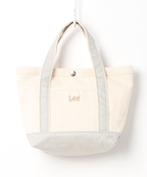 Lee（リー）の「/LEE/キャンバスミニトート（トートバッグ・レディース・レッド/ワインレッド/ダークブルー/ライトベージュ/オリーブ/ライトグレー/オフホワイト/ネイビー/ブラック/カモフラージュ・FREE）」の4枚目の写真