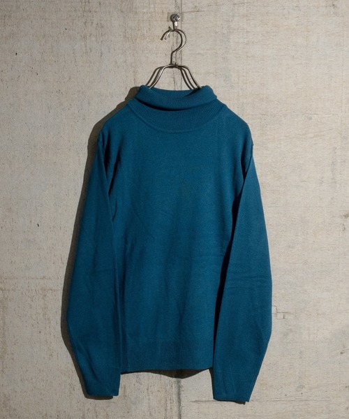 JOHN'S CLOSET（ジョンズクローゼット）の「【i】カシミヤタッチタートルニット（ニット/セーター・メンズ・ブラウン/ネイビー/ブルー/ブラック/ホワイト/マスタード/チャコール・MEDIUM/LARGE/X-LARGE）」の6枚目の写真