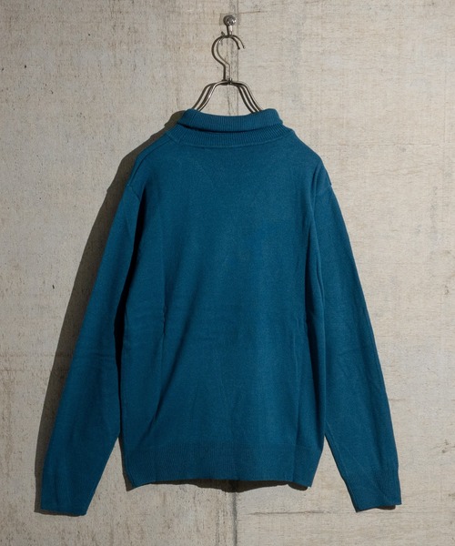 JOHN'S CLOSET（ジョンズクローゼット）の「【i】カシミヤタッチタートルニット（ニット/セーター・メンズ・ブラウン/ネイビー/ブルー/ブラック/ホワイト/マスタード/チャコール・MEDIUM/LARGE/X-LARGE）」の22枚目の写真