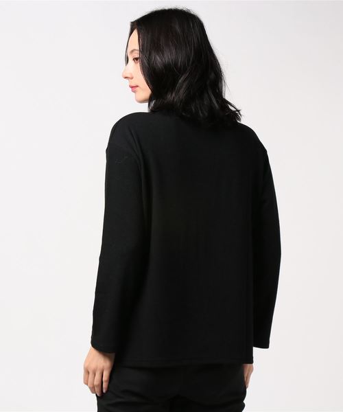 Auntie Rosa Holiday（アンティローザホリデー）の「【Holiday】起毛モックネックカットソー（Tシャツ/カットソー・レディース・ブラック/グレー/モカ・FREE）」の5枚目の写真