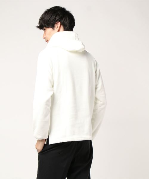 Champion（チャンピオン）の「【Champion】フリースパーカー（パーカー・メンズ・ホワイト/ブラック/パープル/イエロー・M/L）」の5枚目の写真