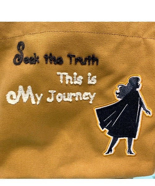 Disney（ディズニー）の「【Disney】アナと雪の女王2刺繍トートバッグ（トートバッグ・レディース・ベージュ/ネイビー/カーキ・ﾌﾘ-）」の5枚目の写真