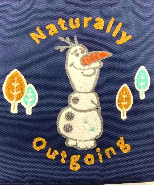 Disney（ディズニー）の「【Disney】アナと雪の女王2刺繍トートバッグ（トートバッグ・レディース・ベージュ/ネイビー/カーキ・ﾌﾘ-）」の10枚目の写真