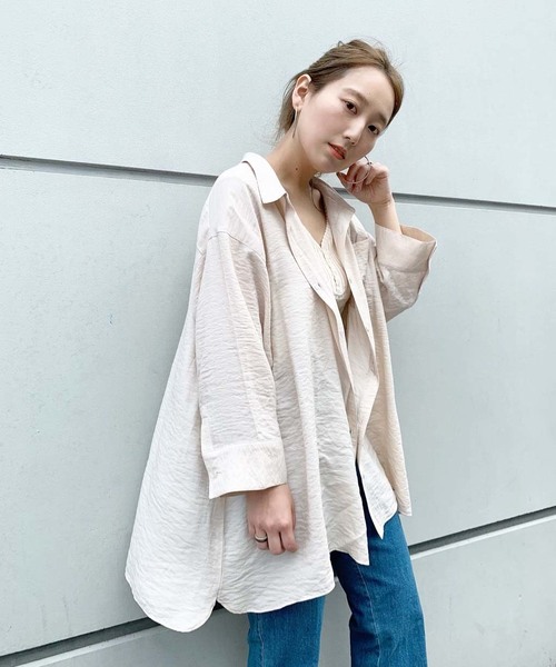 ブランド古着 シャツワンピース シャツワンピース Kastane カスタネ のファッション通販 Zozoused