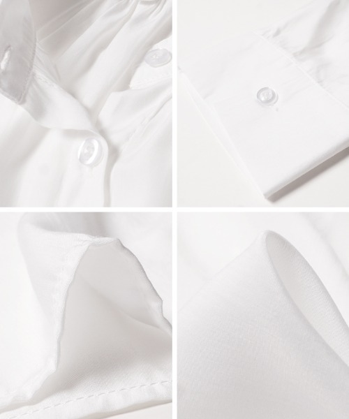 coca（coca）（コカ）の「ギャザーネックとろみブラウス（シャツ/ブラウス・レディース・グレー系その他/ホワイト/ブラック/マスタード/パープル・ONE SIZE）」の13枚目の写真