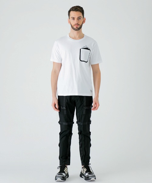 【美品】ホワイトマウンテニアリング/メッシュテープテーパードパンツ/ボンテージ WHITE MOUNTAINEERING（ホワイトマウンテニアリング）の