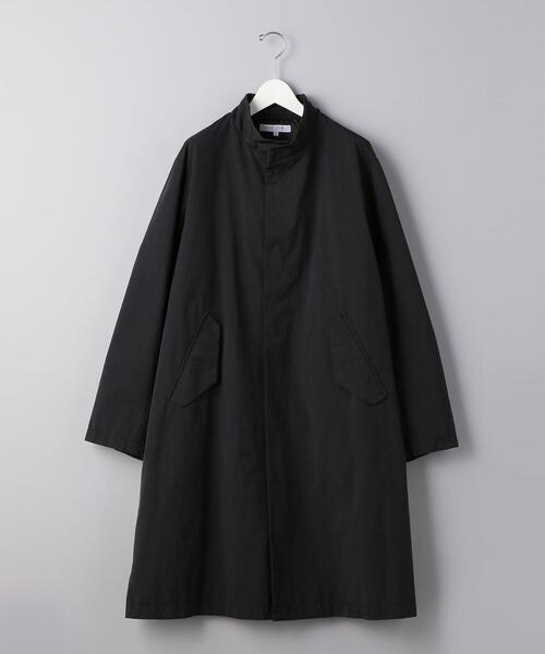 UNITED ARROWS（ユナイテッドアローズ）の「＜UNITED ARROWS＞ ポリエステル ナイロン スタンド モッズ コート（その他アウター・メンズ・ブラック・LARGE/MEDIUM/SMALL/X-LARGE）」の4枚目の写真