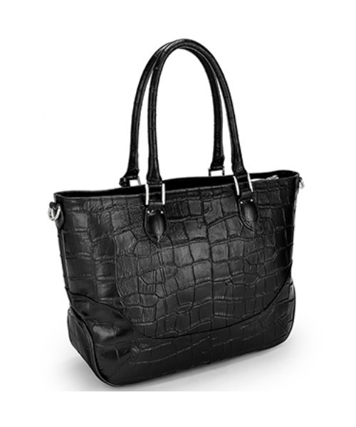 PELLE MORBIDA（ペッレモルビダ）の「MAIDEN VOYAGE（メイデン ボヤージュ）型押トートバッグ（トートバッグ・メンズ・ネイビー/ブラック・FREE）」の5枚目の写真