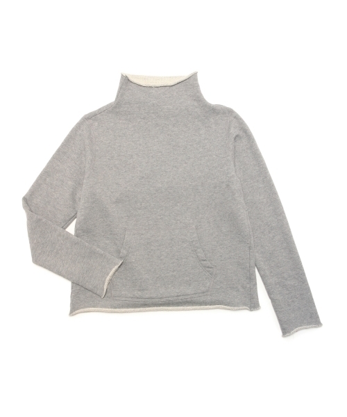 BEAMS BOY(ビームスボーイ)の「EURISCO×BEAMS BOY / ボトルネック プルオーバー(スウェット・レディース・ライトグレー/ネイビー・ONE SIZE)」の15枚目の写真