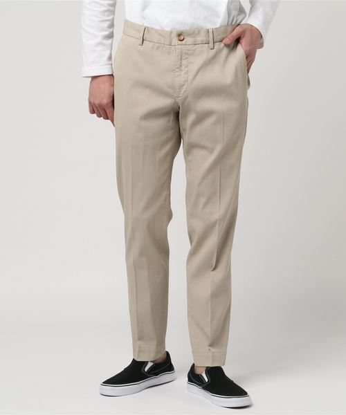 【新品タグ付き】INCOTEX テーパード コットン スラックス パンツ 44 INCOTEX SLACKS / インコテックス スラックス製品染めコットン