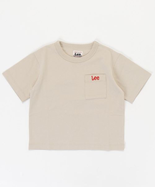 Lee（リー）の「LEE/リー ポケットTシャツ（キッズ）（Tシャツ/カットソー・キッズ・ブラック/オレンジ/ベージュ/ミント/オフホワイト・120/140/160/110/130/150）」の3枚目の写真