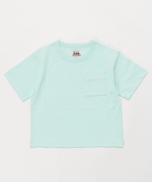 Lee（リー）の「LEE/リー ポケットTシャツ（キッズ）（Tシャツ/カットソー・キッズ・ブラック/オレンジ/ベージュ/ミント/オフホワイト・120/140/160/110/130/150）」の10枚目の写真