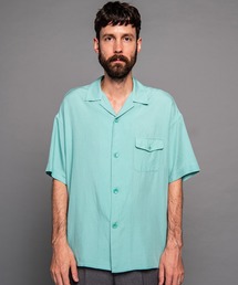 MR.OLIVE ミスターオリーブ / VINTAGE RAYON CLOTH PLAIN-TYPE / RETRO GAME SHIRT ヴィンテージ レーヨン プレーン タイプ/レトロ オーバーシャツ / M-20147