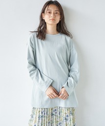 AMERICAN HOLIC | 前後差裾ラウンドカットチュニック(Tシャツ/カットソー)