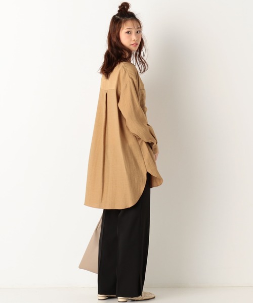 archives（アルシーヴ）の「シャンブレースリットパンツ（その他パンツ・レディース・カーキ/ベージュ/ブルー/ブラック・MEDIUM）」の14枚目の写真