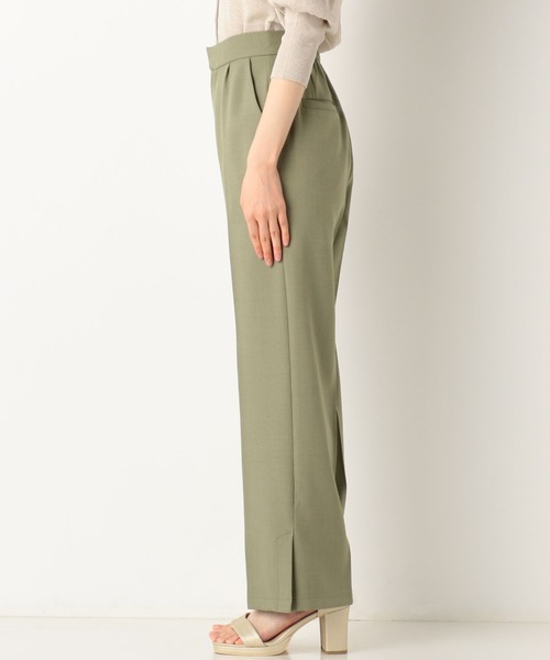 archives（アルシーヴ）の「シャンブレースリットパンツ（その他パンツ・レディース・カーキ/ベージュ/ブルー/ブラック・MEDIUM）」の22枚目の写真
