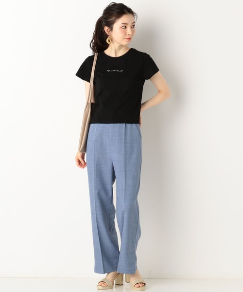 archives（アルシーヴ）の「シャンブレースリットパンツ（その他パンツ・レディース・カーキ/ベージュ/ブルー/ブラック・MEDIUM）」の16枚目の写真