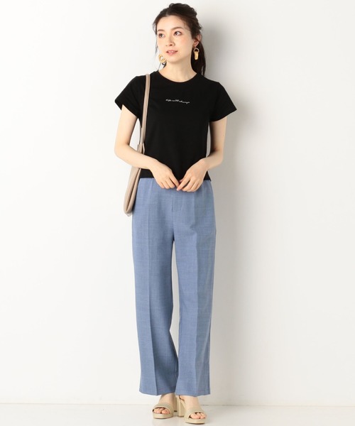 archives（アルシーヴ）の「シャンブレースリットパンツ（その他パンツ・レディース・カーキ/ベージュ/ブルー/ブラック・MEDIUM）」の17枚目の写真