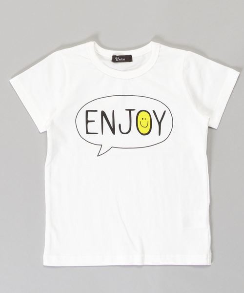 unica(ユニカ)の「UNICA 半袖Tシャツ(Tシャツ/カットソー・キッズ・ホワイト系その他/杢グレー/グリーン系その他/ホワイト系その他2/ピンク系その他/イエロー系その他/ブルー系その他/ホワイト系その他3/ホワイト系その他4/サーモンピンク/ピンク系その他2/イエロー系その他2/ピンク系その他3/グリーン系その他2/ブルー系その他2・120cm/130cm/110cm/140cm)」の3枚目の写真