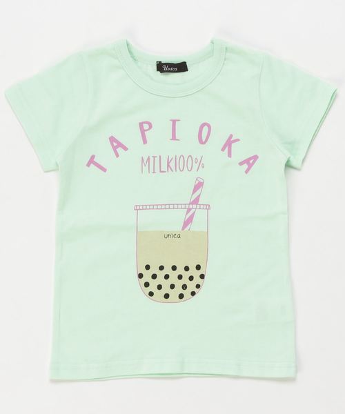unica(ユニカ)の「UNICA 半袖Tシャツ(Tシャツ/カットソー・キッズ・ホワイト系その他/杢グレー/グリーン系その他/ホワイト系その他2/ピンク系その他/イエロー系その他/ブルー系その他/ホワイト系その他3/ホワイト系その他4/サーモンピンク/ピンク系その他2/イエロー系その他2/ピンク系その他3/グリーン系その他2/ブルー系その他2・120cm/130cm/110cm/140cm)」の8枚目の写真
