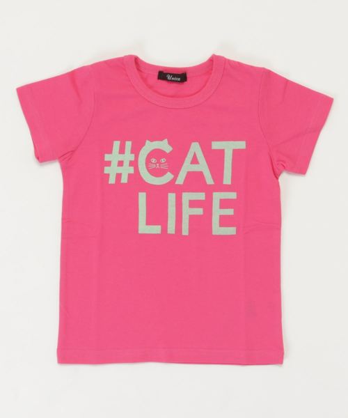 unica(ユニカ)の「UNICA 半袖Tシャツ(Tシャツ/カットソー・キッズ・ホワイト系その他/杢グレー/グリーン系その他/ホワイト系その他2/ピンク系その他/イエロー系その他/ブルー系その他/ホワイト系その他3/ホワイト系その他4/サーモンピンク/ピンク系その他2/イエロー系その他2/ピンク系その他3/グリーン系その他2/ブルー系その他2・120cm/130cm/110cm/140cm)」の14枚目の写真
