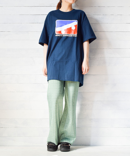 SHORTYS (ショーティーズ)の「『Shorty's』ロゴT(Tシャツ/カットソー・レディース・ネイビー/ホワイト/グレー・MEDIUM/SMALL/LARGE)」の8枚目の写真