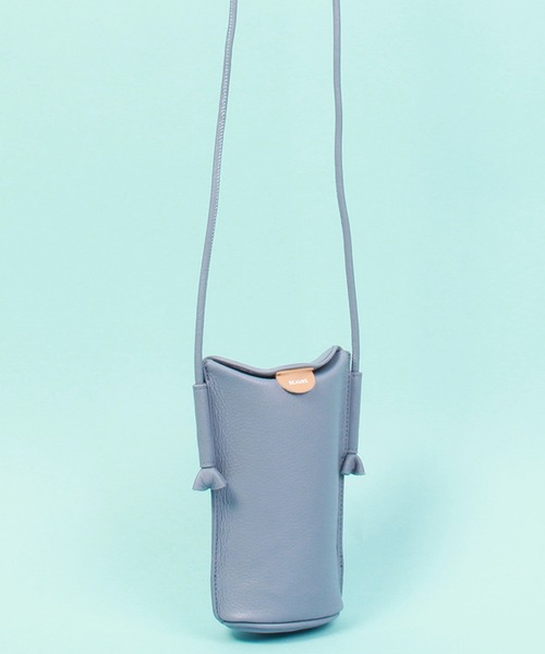 Beau're（ヴュレ）の「BEAURE ヴュレ カウレザー スマホショルダー（ショルダーバッグ・レディース・ブラック/シルバー/グリーン/パープル/ホワイト/オレンジ/サックスブルー・FREE/SMALL）」の19枚目の写真