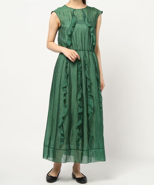 セール ワンピース Iena Alma Pour Pour Iena フリルドレス ワンピース Iena イエナ のファッション