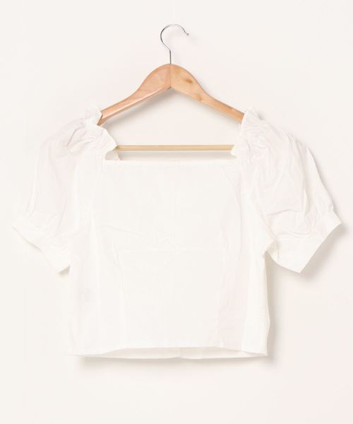 WEGO（ウィゴー）の「WEGO/パールボタンパフスリーブブラウス（シャツ/ブラウス・レディース・ホワイト・FREE）」の11枚目の写真