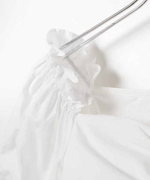 WEGO（ウィゴー）の「WEGO/パールボタンパフスリーブブラウス（シャツ/ブラウス・レディース・ホワイト・FREE）」の9枚目の写真