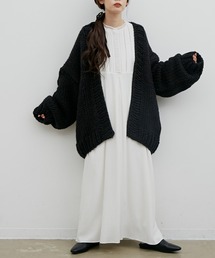 Libra Cue | Libra ピンタックロングスリーブワンピース(ワンピース)