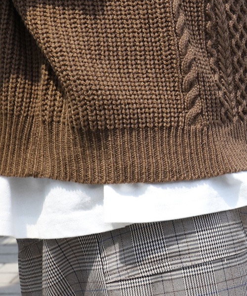 PairPair（ペアペア）の「クルーネックルーズベスト(ユニセックス)（ベスト・メンズ・ライトベージュ/ライトカーキ/ブラウン・LARGE/MEDIUM）」の21枚目の写真