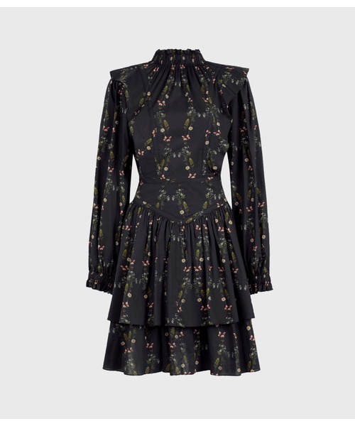 ALLSAINTS(オールセインツ)の「AISLYN VARANASI DRESS | AISLYN VARANAS ドレス・ワンピース(ワンピース・レディース・ブラック・4/6/8/10)」の2枚目の写真