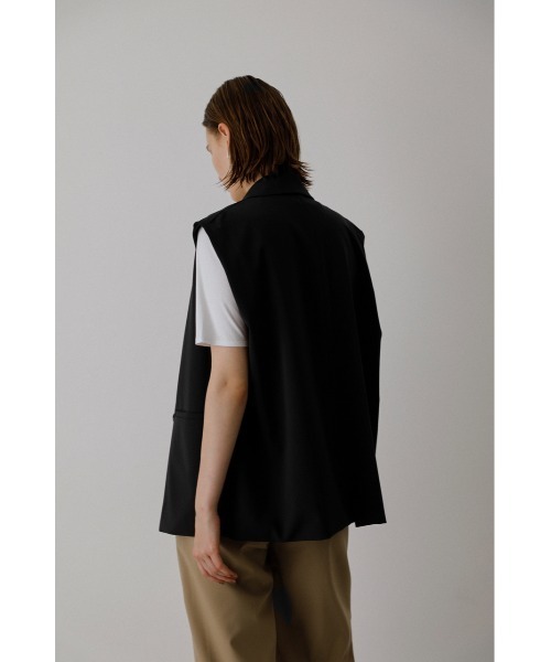 RIM.ARK（リムアーク）の「Double brested cocoon vest（ベスト