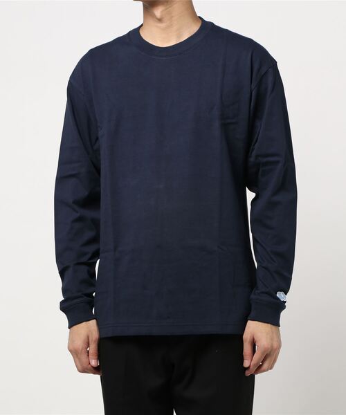 FRUIT OF THE LOOM（フルーツオブザルーム）の「【FRUIT OF THE LOOM / フルーツオブザルーム】 ロングスリーブ TEE（Tシャツ/カットソー・メンズ・ブラックミックス/ホワイト系その他/モスグリーン/カーキ/ネイビー/パープル・MEDIUM/LARGE/X-LARGE）」の11枚目の写真