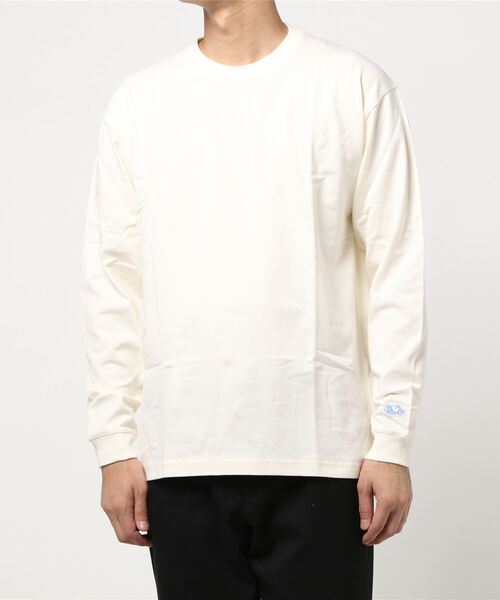 FRUIT OF THE LOOM（フルーツオブザルーム）の「【FRUIT OF THE LOOM / フルーツオブザルーム】 ロングスリーブ TEE（Tシャツ/カットソー・メンズ・ブラックミックス/ホワイト系その他/モスグリーン/カーキ/ネイビー/パープル・MEDIUM/LARGE/X-LARGE）」の9枚目の写真