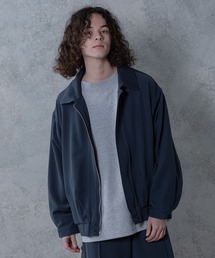 【UNIIT/ユニット】オーバーサイズブルゾン BIG JKT ビッグシルエット セットアップ対応 ジップアップ ストレッチ素材