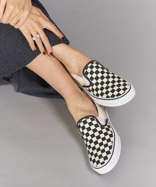 VANS（バンズ）の「＜VANS（バンズ）＞チェッカークラシックスリッポン/スニーカー（スニーカー・レディース・その他1・6h/5h/6/5/7）」の8枚目の写真