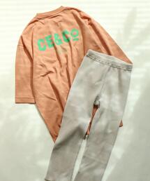 coen | 【coen キッズ / ジュニア】リラックスワンピース×テレコパンツセット(ワンピース)