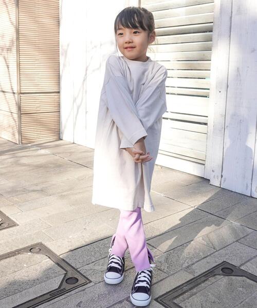 coen（コーエン）の「【coen キッズ / ジュニア】リラックスワンピース×テレコパンツセット（ワンピース・キッズ・ベージュ/オレンジ・130/110/150）」の21枚目の写真