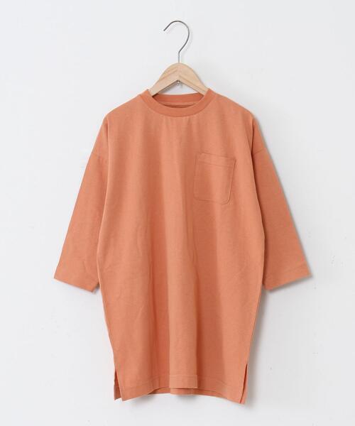 coen（コーエン）の「【coen キッズ / ジュニア】リラックスワンピース×テレコパンツセット（ワンピース・キッズ・ベージュ/オレンジ・130/110/150）」の8枚目の写真