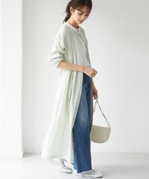 CRAFT STANDARD BOUTIQUE | 3WAY Wタックギャザーワンピース　＊(シャツワンピース)