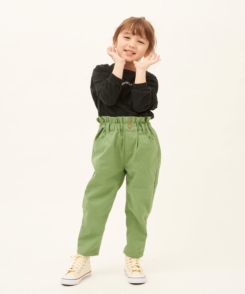 RUGGEDWORKS(ラゲッドワークス)の「ラッピングウエストロングパンツ(デニムパンツ・キッズ・キナリ/カーキ・90/100/110/120/130/140/150)」の10枚目の写真