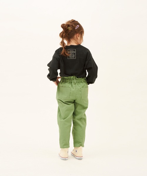 RUGGEDWORKS(ラゲッドワークス)の「ラッピングウエストロングパンツ(デニムパンツ・キッズ・キナリ/カーキ・90/100/110/120/130/140/150)」の12枚目の写真