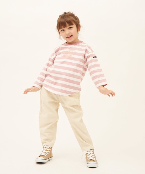 RUGGEDWORKS(ラゲッドワークス)の「ラッピングウエストロングパンツ(デニムパンツ・キッズ・キナリ/カーキ・90/100/110/120/130/140/150)」の8枚目の写真