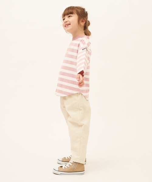 RUGGEDWORKS(ラゲッドワークス)の「ラッピングウエストロングパンツ(デニムパンツ・キッズ・キナリ/カーキ・90/100/110/120/130/140/150)」の9枚目の写真