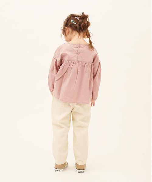 RUGGEDWORKS(ラゲッドワークス)の「ラッピングウエストロングパンツ(デニムパンツ・キッズ・キナリ/カーキ・90/100/110/120/130/140/150)」の7枚目の写真