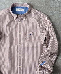 クジラ ワンポイント ボタンダウン シャツ