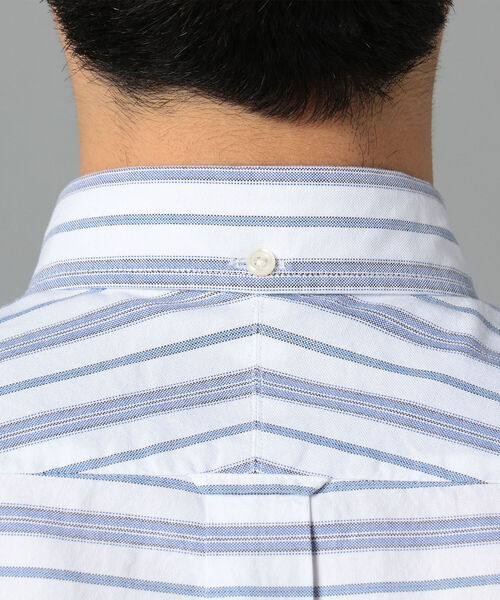 NOLLEY'S goodman（ノーリーズグッドマン）の「クジラ ワンポイント ボタンダウン シャツ（シャツ/ブラウス・メンズ・ホワイト系その他/ブルー系その他/ホワイト/ブラウン系その他/サックスブルー・M/XL/S/L/XXL）」の10枚目の写真